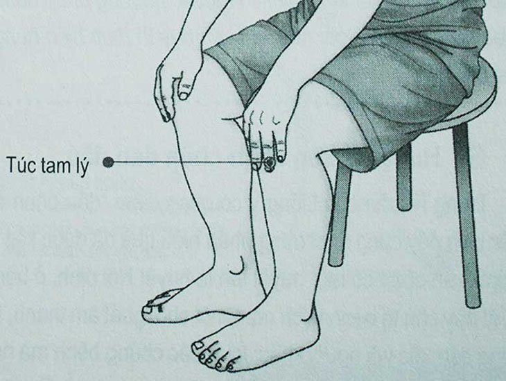 Bấm huyệt túc tam lý trị các chứng bệnh dạ dày