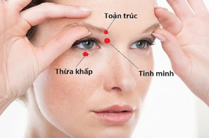 Bấm huyệt thừa khấp sẽ giúp thư giãn mắt