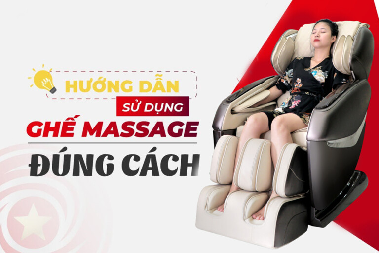 Sử dụng các chế độ massage đa dạng