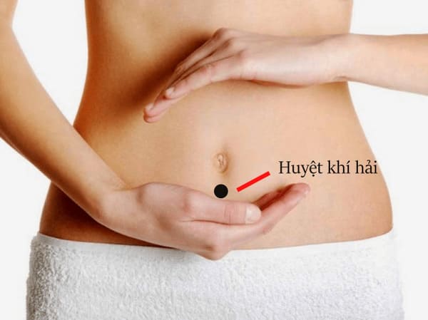 Huyệt Khí Hải là nơi chứa đựng năng lượng cần thiết cho các hoạt động của cơ thể
